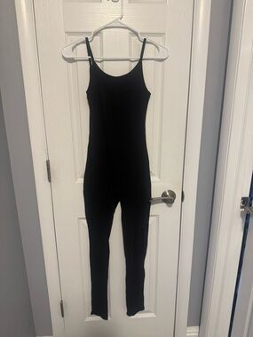 Windsor Black Slim Spaghetti-Strap Jumpsuit Catsuit